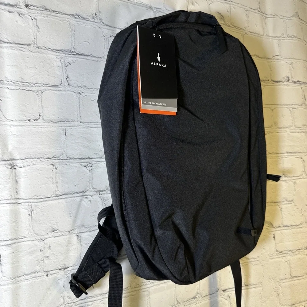 NEW Alpaka Metro Backpack 12L Black Axoflux 300D Laptop Bag Travel School NWT